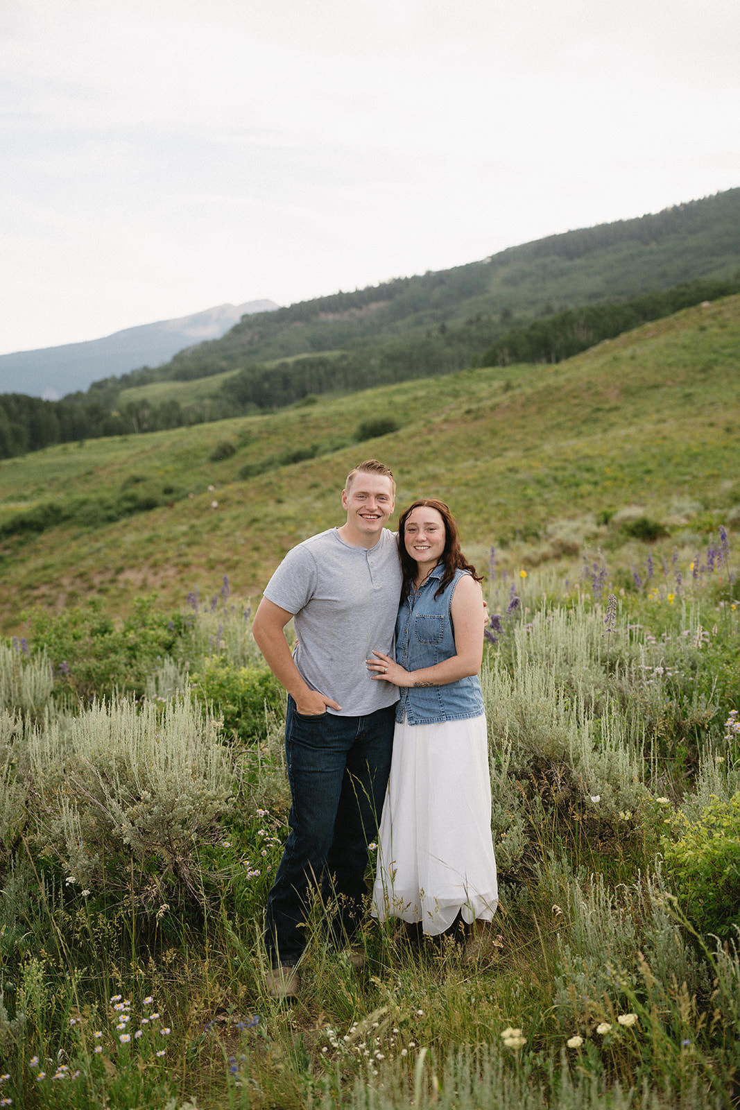 crested butte engagement photos