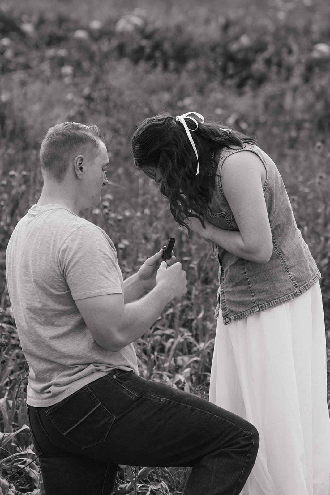 crested butte engagement photos