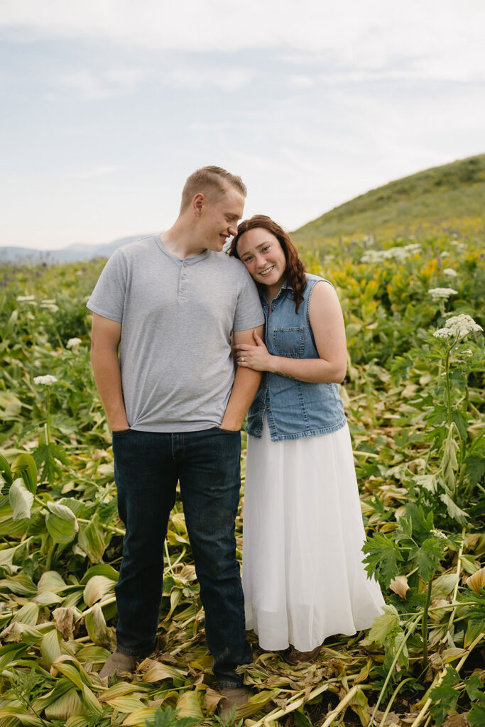 crested butte engagement photos