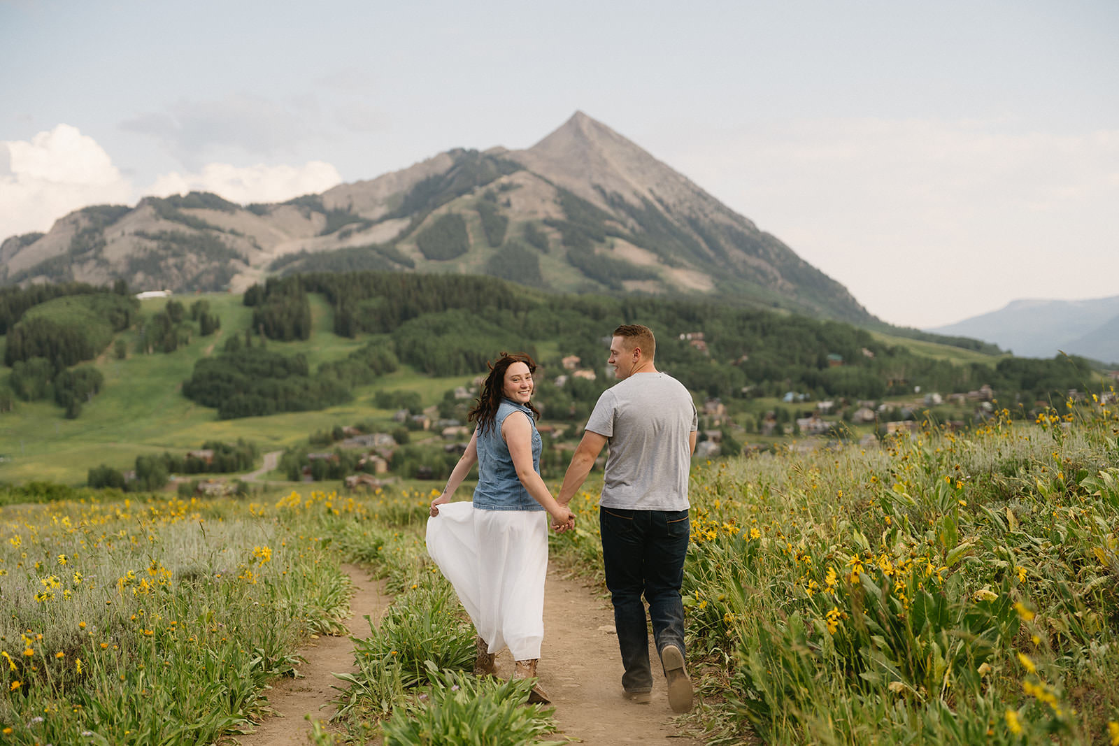 crested butte engagement photos