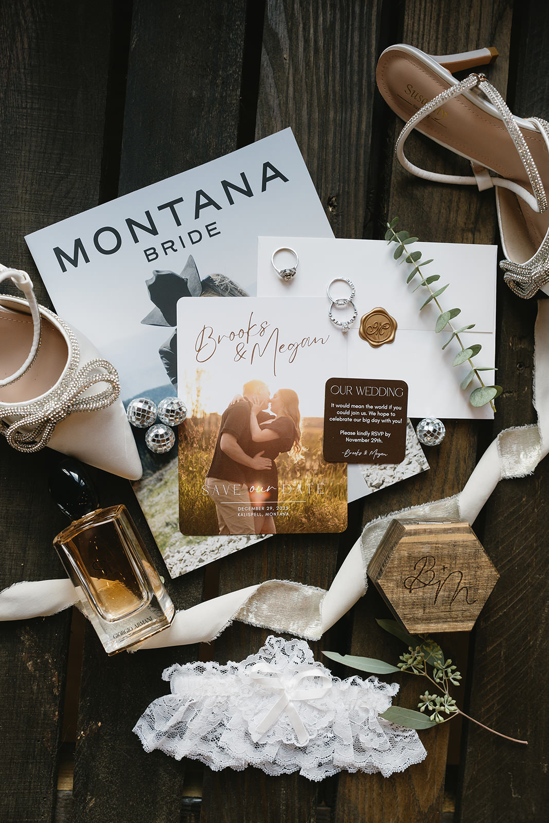 montana winter wedding