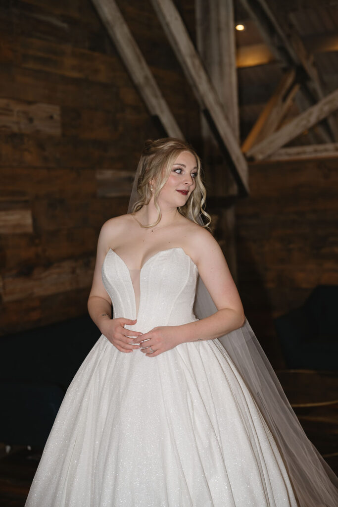 montana winter wedding