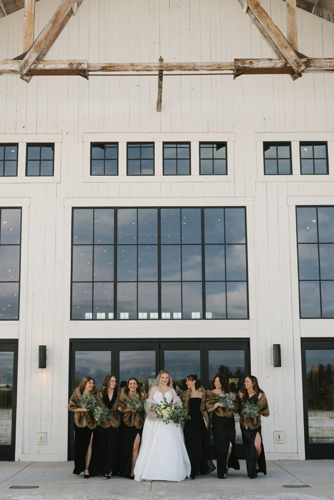 montana winter wedding