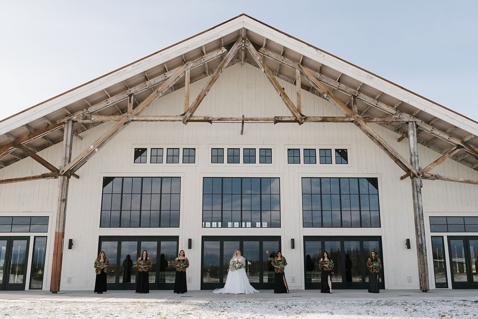 montana winter wedding