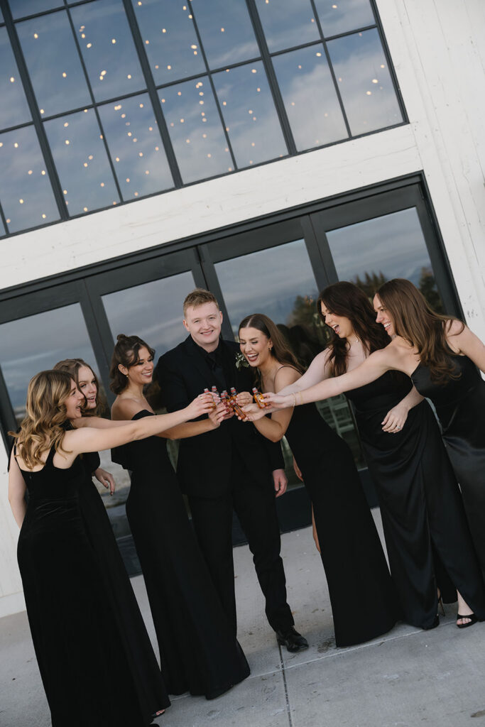 montana winter wedding