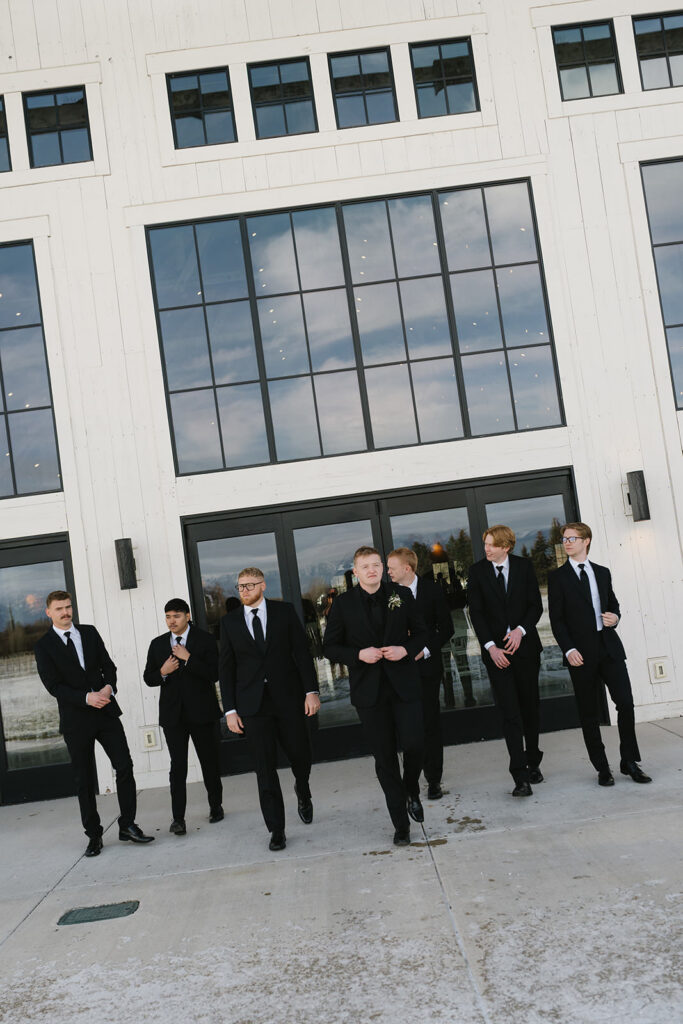 montana winter wedding