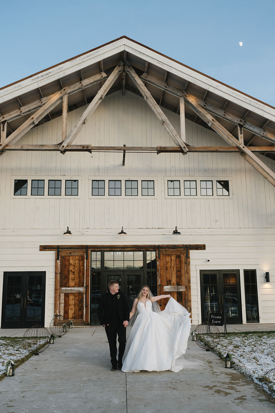 montana winter wedding