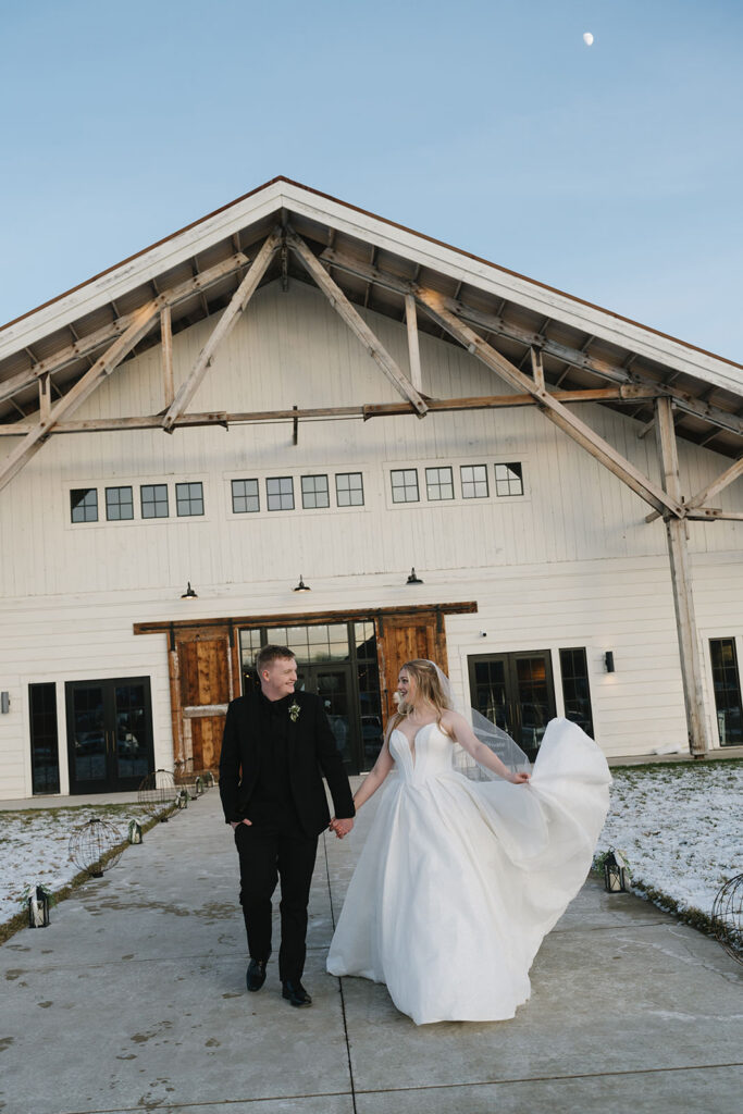montana winter wedding