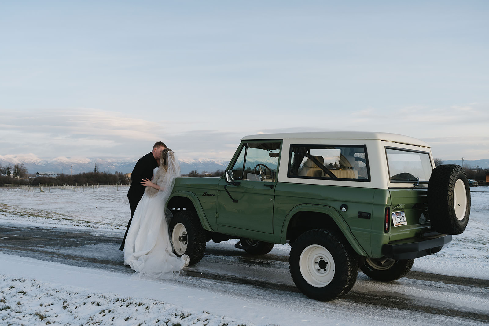 montana winter wedding