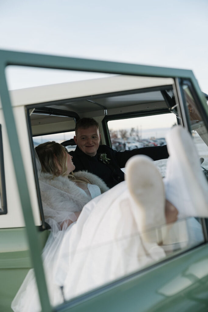 montana winter wedding